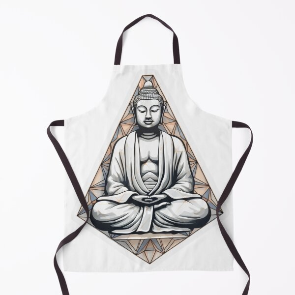 Item preview, Buddha Black White , young buddha stickers , positive sticker For Different Surfaces designed and sold by MartynGrey.