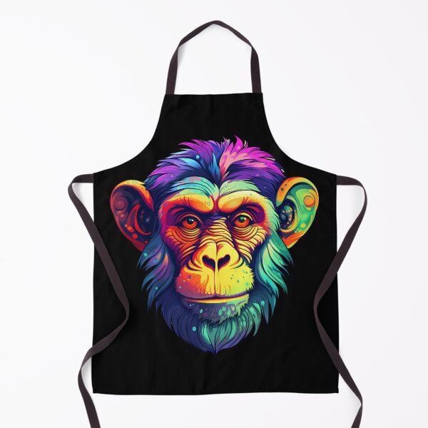 Item preview, Monkey Madness in Vibrant Psychedelic Shades Watercolor designed and sold by meganohm.