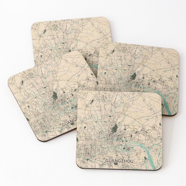Item preview, Guangzhou City Map of Guangdong, China - Vintage designed and sold by deMAP.
