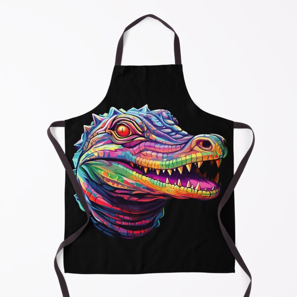 Item preview, Bold Crocodile Colors for Adventurous Psychedelic Zoo designed and sold by meganohm.