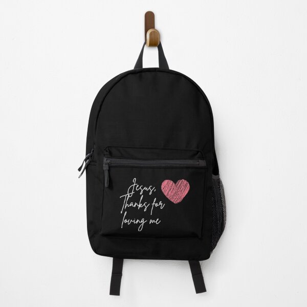 Item preview, Jesus thanks for loving me typography and heart designed and sold by Brasilia.
