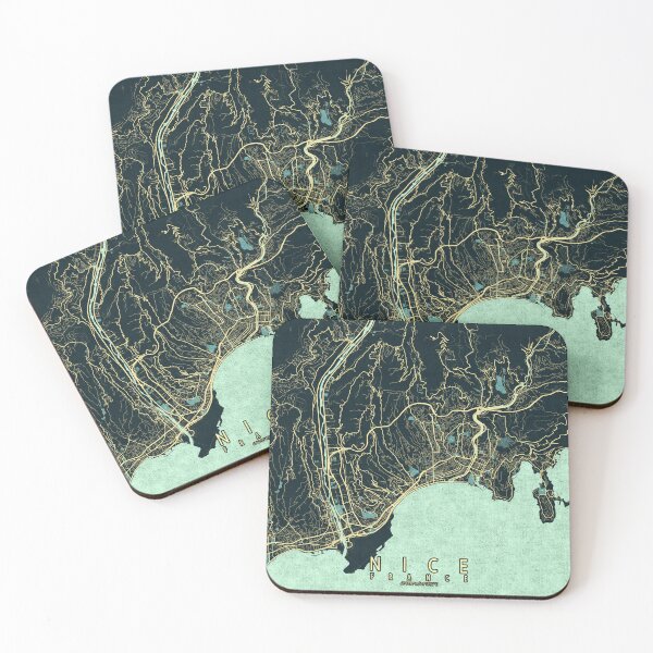 Item preview, Nice City Map of France - Summer designed and sold by deMAP.