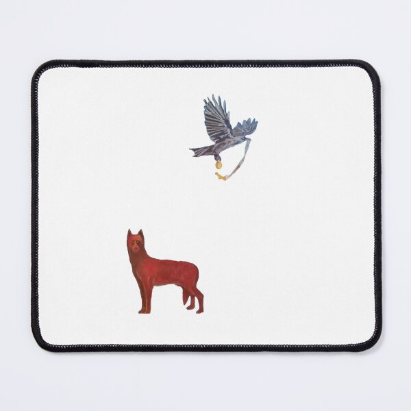 Item preview, wolf and crows designed and sold by TresMonet.