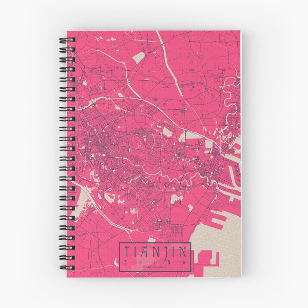 Item preview, Tianjin City Map of China  - Blossom designed and sold by deMAP.