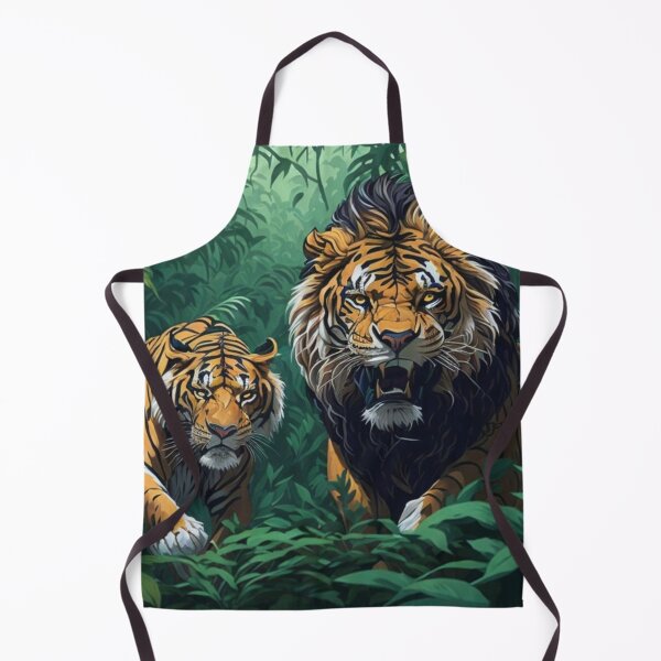 Item preview, Lion vs Tiger designed and sold by vectorillus.
