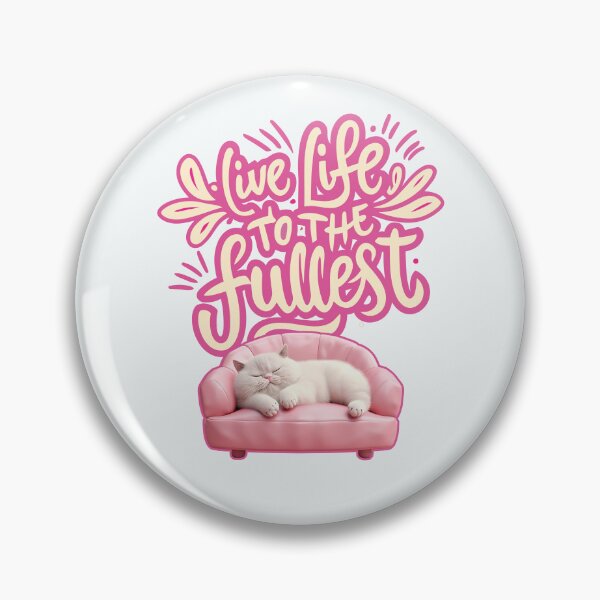 Item preview, Live Life to the Fullest, the cat. designed and sold by br3wow.