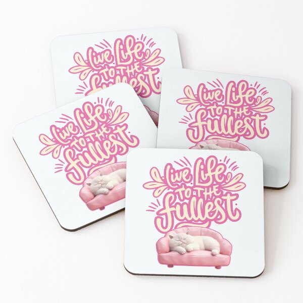 Item preview, Live Life to the Fullest, the cat. designed and sold by br3wow.