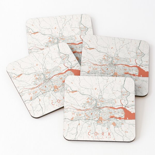 Item preview, Cork City Map of Ireland - Bohemian designed and sold by deMAP.