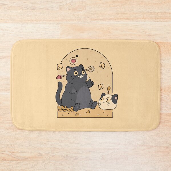 Item preview, Romantic Black Cat | Yellow designed and sold by ModesaDraw.