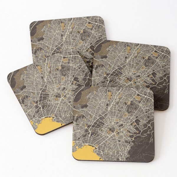 Item preview, Athens City Map of Greece - Pastel designed and sold by deMAP.
