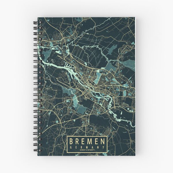 Item preview, Bremen City Map of Germany - Summer designed and sold by deMAP.
