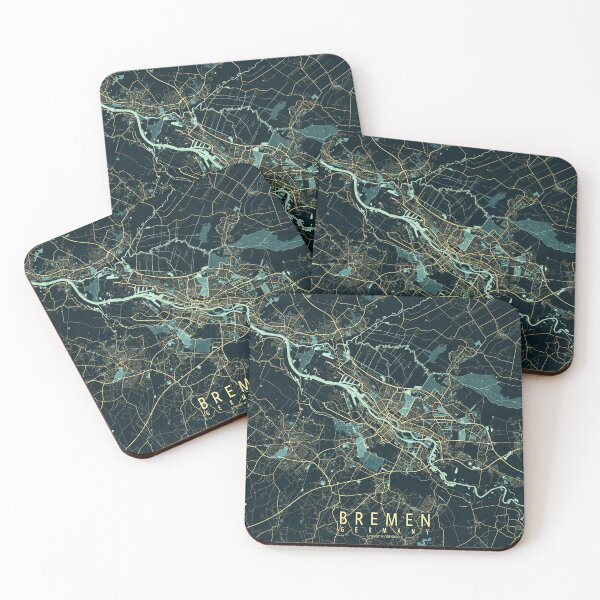 Item preview, Bremen City Map of Germany - Summer designed and sold by deMAP.