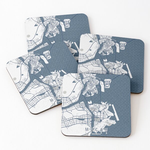 Item preview, Macau City Map of China - Coastal designed and sold by deMAP.