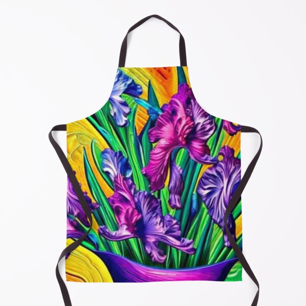 Item preview, Iris flowers in vase designed and sold by George Hutton Hunter.