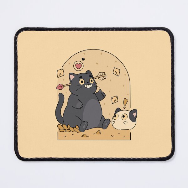 Item preview, Romantic Black Cat | Yellow designed and sold by ModesaDraw.