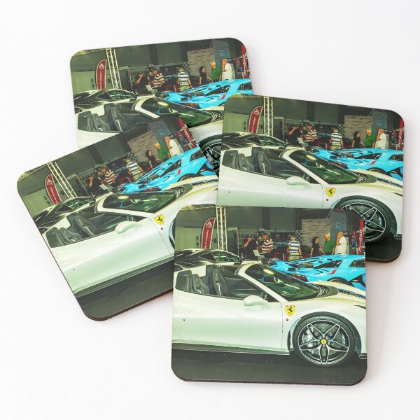 Item preview, Front of a white Ferrari designed and sold by Graham Cornall.