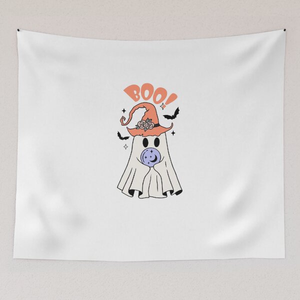 Item preview, Minimalistic Cream Ghost Halloween designed and sold by Lab4YourStyle.