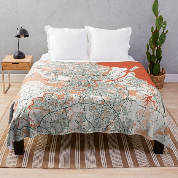 Item preview, Brisbane City Map of Australia - Bohemian designed and sold by deMAP.