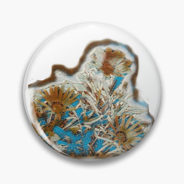 Item preview, Gazania Flowers Brown  turquoise Photo with Effects designed and sold by DianeBP.