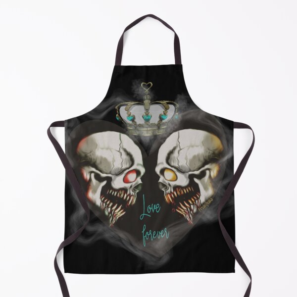 Item preview, TWO CRAZY SKULLS IN LOVE designed and sold by inarausch2023.