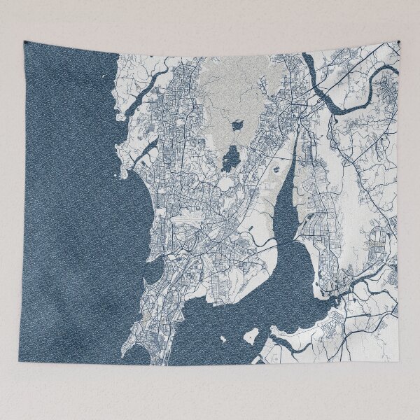 Item preview, Mumbai City Map of India - Coastal designed and sold by deMAP.