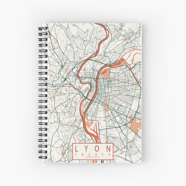 Item preview, Lyon City Map of France - Bohemian designed and sold by deMAP.