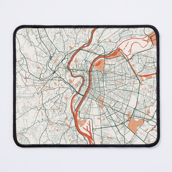 Item preview, Lyon City Map of France - Bohemian designed and sold by deMAP.