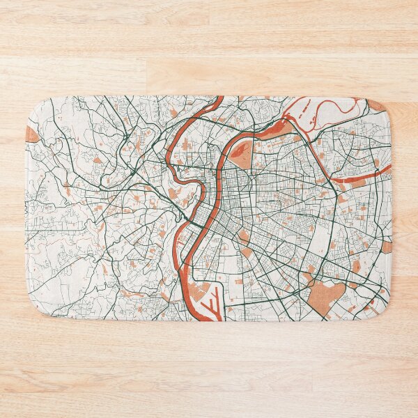 Item preview, Lyon City Map of France - Bohemian designed and sold by deMAP.