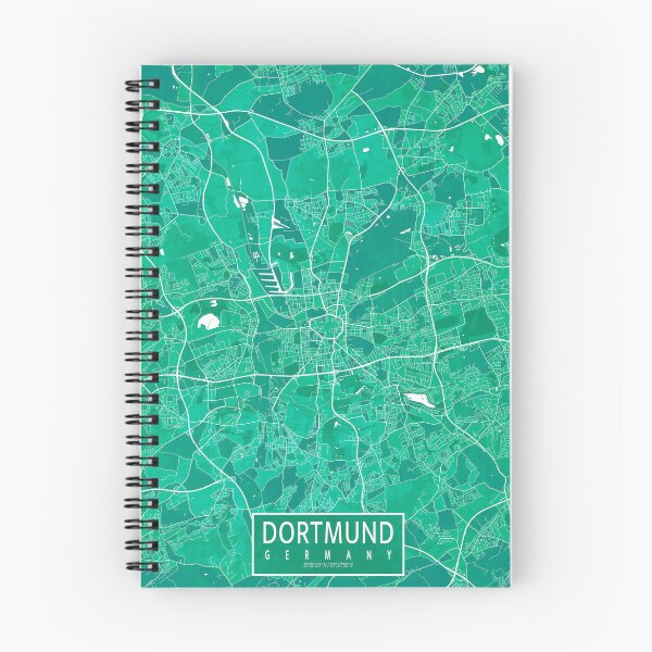 Item preview, Dortmund City Map of Germany - Watercolor designed and sold by deMAP.