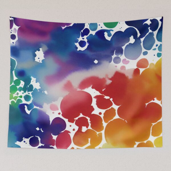 Item preview, Paint Rainbow Watercolour Pattern designed and sold by AuraDesigner.