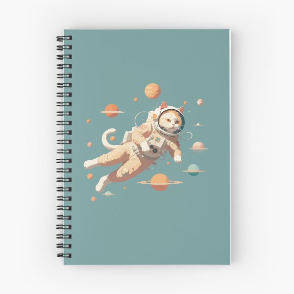 Item preview, Astronaut Cat Floating in Space designed and sold by XikilloconX.