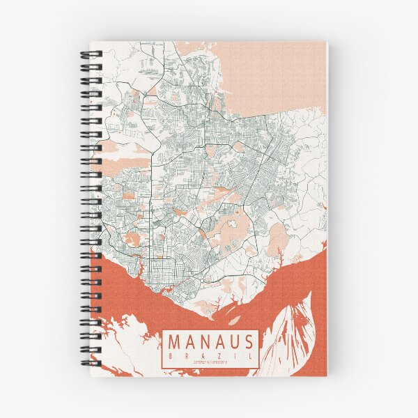 Item preview, Manaus City Map of Brazil - Bohemian designed and sold by deMAP.