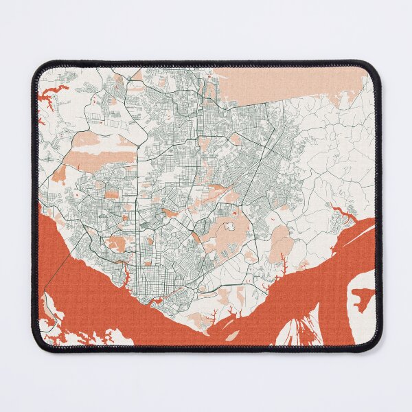 Item preview, Manaus City Map of Brazil - Bohemian designed and sold by deMAP.