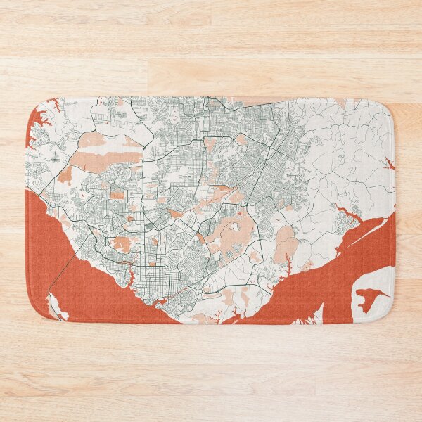 Item preview, Manaus City Map of Brazil - Bohemian designed and sold by deMAP.