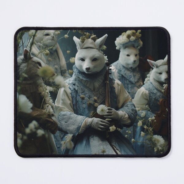 Item preview, A Gathering in White and Blue designed and sold by ElenaDuffArt.