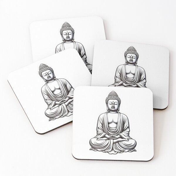 Item preview, Buddha Black White , Buddhist decor for your space designed and sold by MartynGrey.