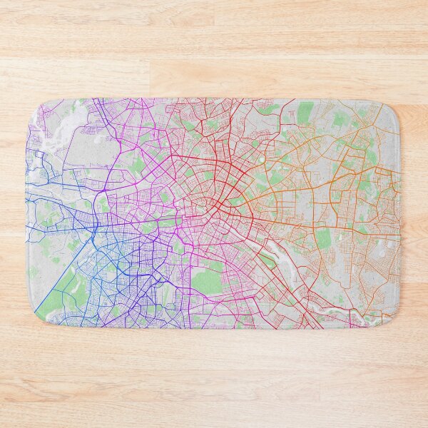 Item preview, Berlin City Map of Germany - Colorful designed and sold by deMAP.