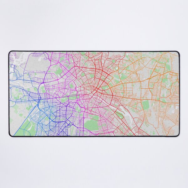 Item preview, Berlin City Map of Germany - Colorful designed and sold by deMAP.