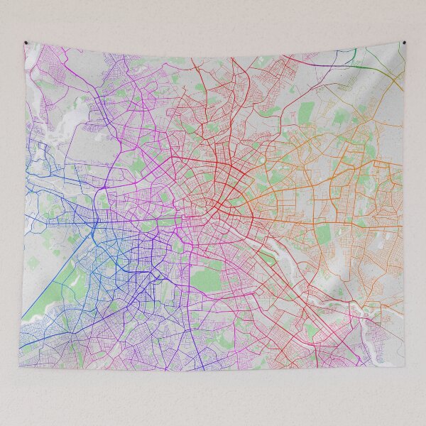 Item preview, Berlin City Map of Germany - Colorful designed and sold by deMAP.