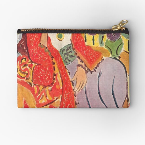 Painted Zipper Pouch, Abstract, Art, Pencil Pouch, Makeup bag, Colorful,  Travel, Zipper Bag, Abstraction