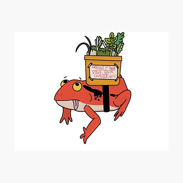 Item preview, Herb Garden Frog designed and sold by TheArtster.