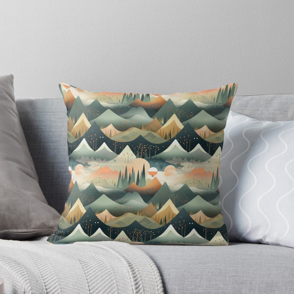 Item preview, Throw Pillow designed and sold by IntristedAI.