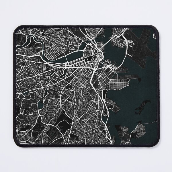 Item preview, Boston City Map of the USA - Dark designed and sold by deMAP.