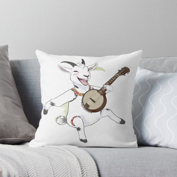 Item preview, Happy Goat Playing the Banjo designed and sold by Urban-Celt.