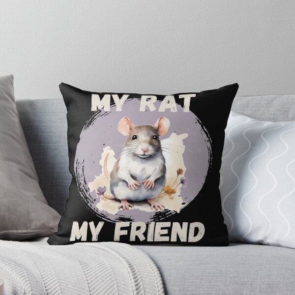 Item preview, Watercolor Rat My Rat My Friend designed and sold by Madlen-moon.