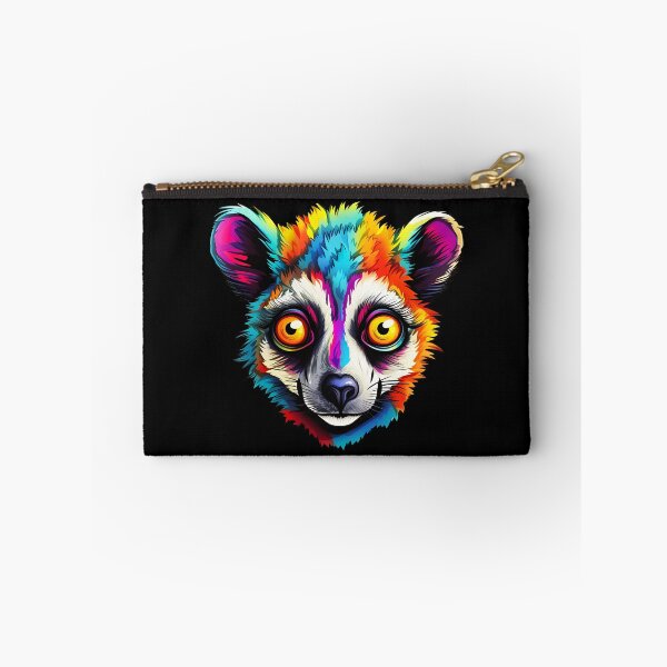 Item preview, Lemur Adventure in Vibrant Psychedelic Watercolors designed and sold by meganohm.