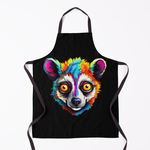 Item preview, Lemur Adventure in Vibrant Psychedelic Watercolors designed and sold by meganohm.