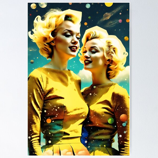 Artikelvorschau, Berühmte Zwillinge - Marilyn Monroe entworfen und verkauft von MarisePix.