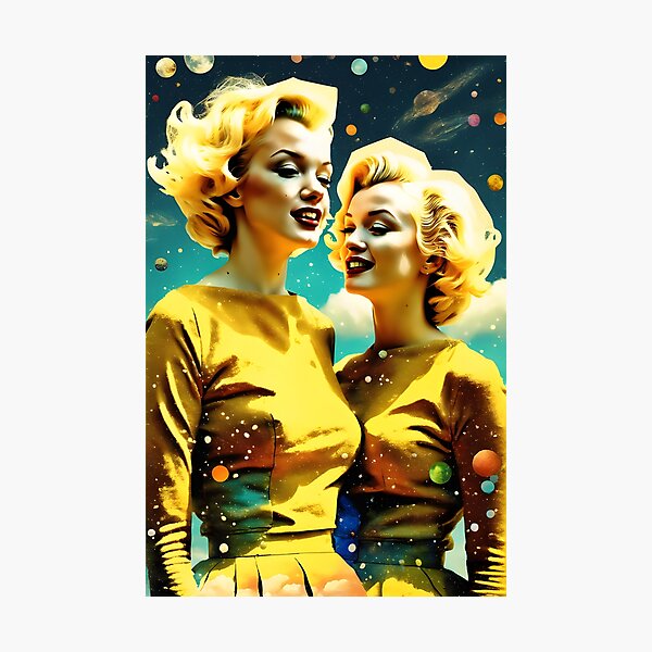 Item preview, Famous Gemini- Marilyn Monroe designed and sold by MarisePix.