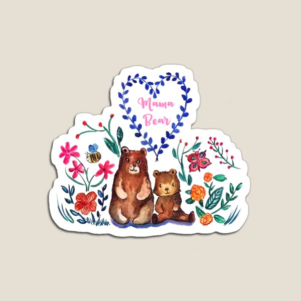 Aperçu de l'œuvre Fête des mères Mama Bear créée et vendue par StudioKaufmann.